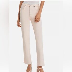RE/DONE High Rise Loose Straight Denim Jeans in Sedona Pink NWT